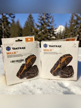 Yaktrax Walk Ice Traction Cleats Medium Unisex Pair x 2 Snow & Ice